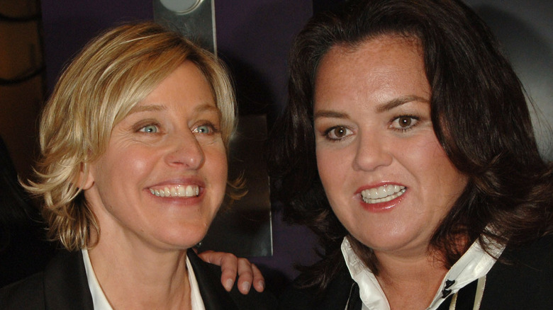 Ellen DeGeneres and Rosie O'Donnell