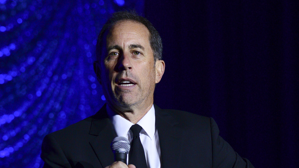 Jerry Seinfeld performing stand-up