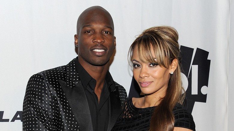 Chad "Ochoncinco" Johnson and his wife Evelyn Lozada