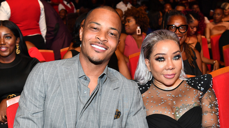 Tiny and T.I. sat together