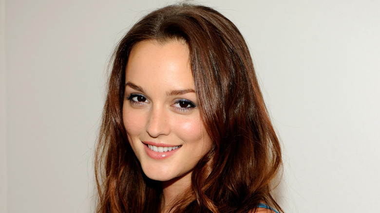 Leighton Meester posing in 2010