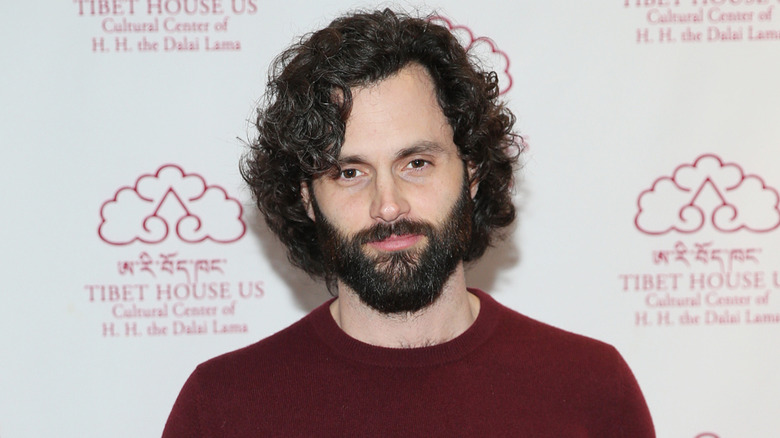 Penn Badgley with a beard in 2023