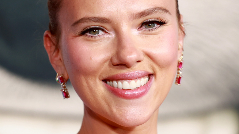 Scarlett Johansson smiling