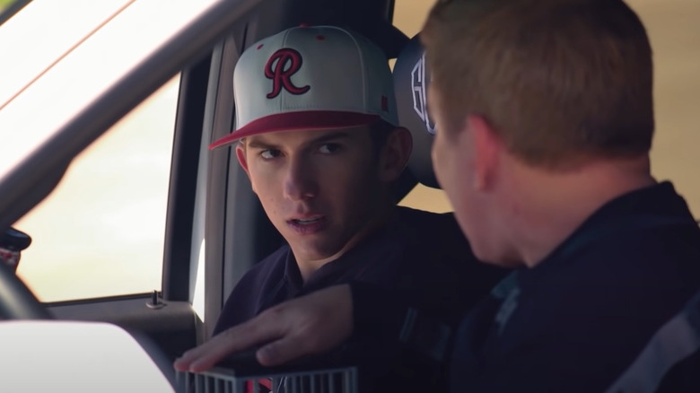 Todd and Grayson Chrisley in truck