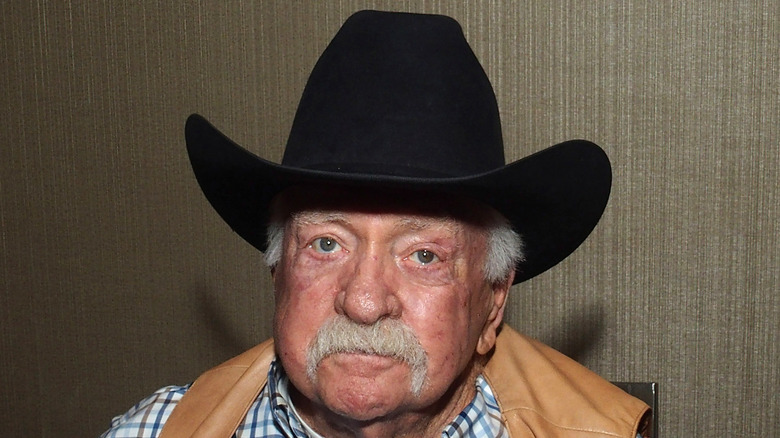 Wilford Brimley in cowboy hat