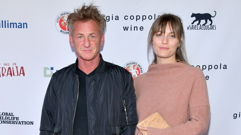 Sean Penn and Leila George attend ing"Meet Me In Australia"