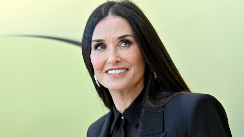 Demi Moore smiling