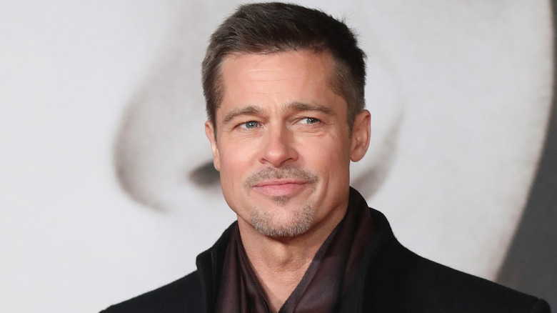 Brad Pitt smiling