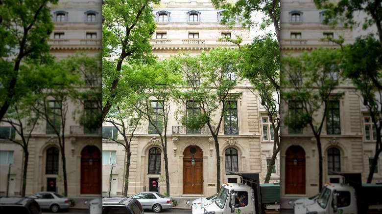 Jeffrey Epstein's townhouse, from afar