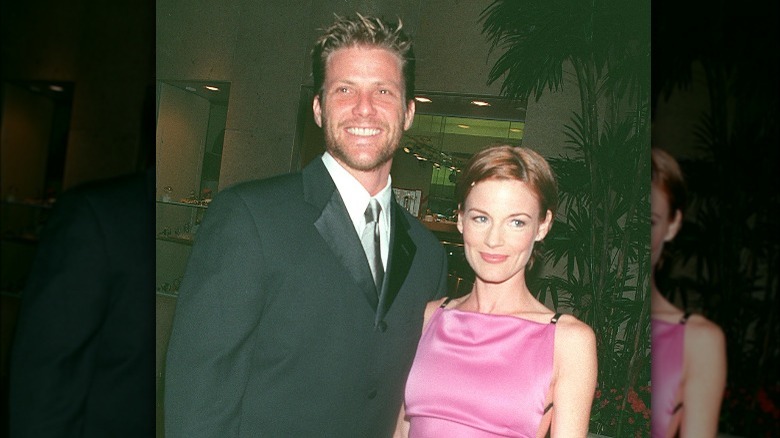 Doug Savant and Laura Leighton