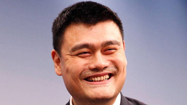 Yao Ming with a big smile