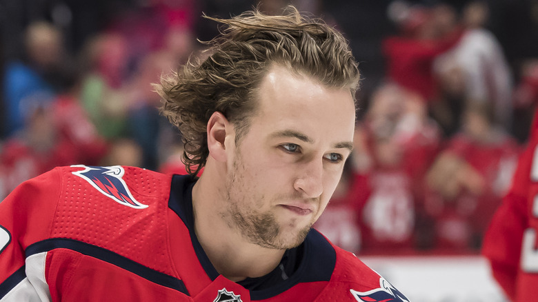 Brendan Leipsic with his hair flowing