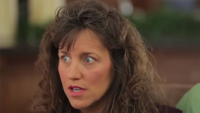 Michelle Duggar in a scene from her family's reality TV show 