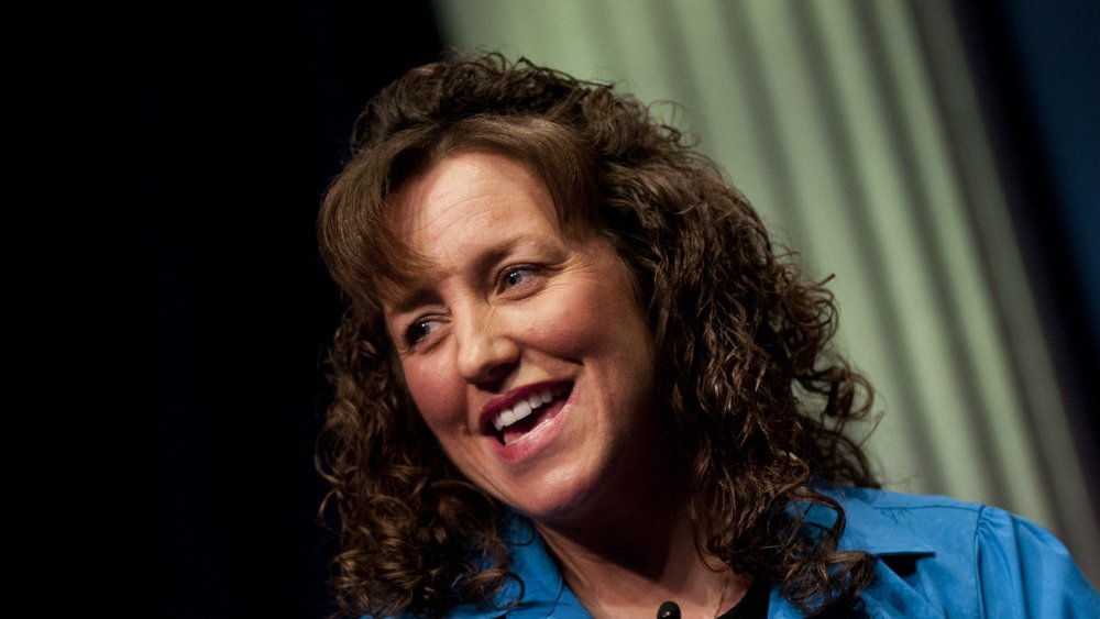 Michelle Duggar promoting her book at the Conservative Political Action Conference