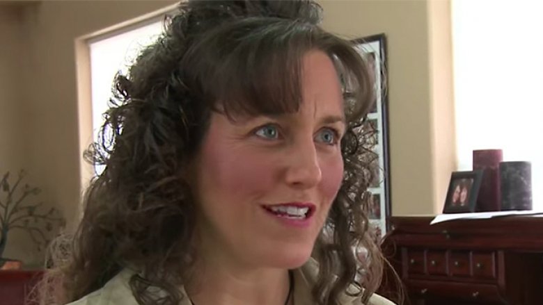 Michelle Duggar in a scene from her family's reality TV show