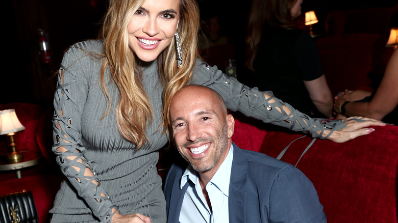 Chrishell Strause and Jason Oppenheim smiling together