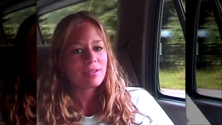 Natalee Holloway taking a car ride