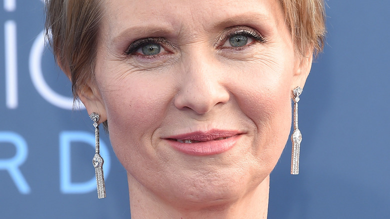 Cynthia Nixon arrives to the Critics' Choice Awards 2016