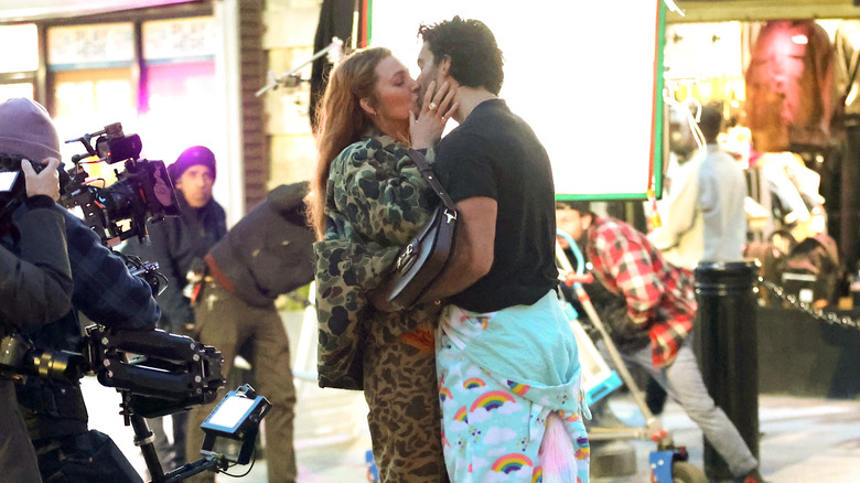 Blake Lively Justin Baldoni filming It Ends WIth Us