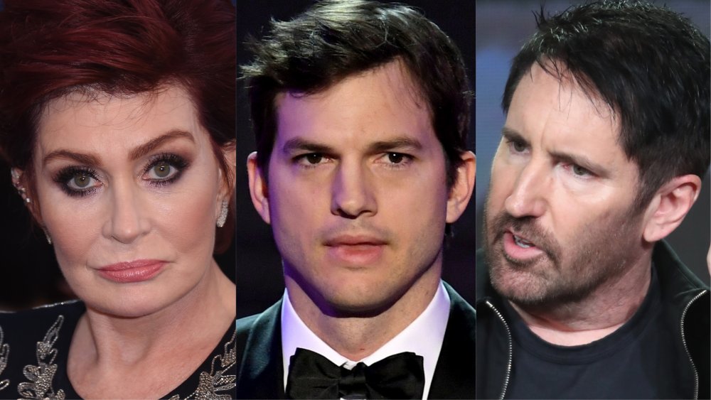 Ashton Kutcher, Sharon Osbourne, Trent Reznor of Nine Inch Nails