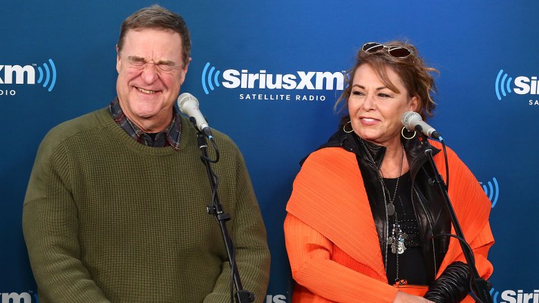 John Goodman and Roseanne Barr