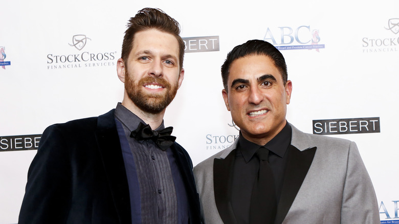 Adam Neely and Reza Farahan at a red carpet event