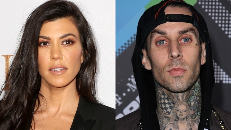 Kourtney Kardashian and Travis Barker