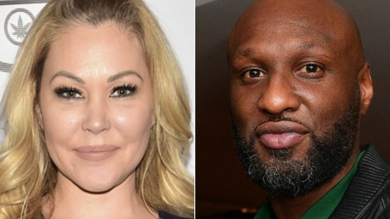 Shanna Moakler Lamar Odom side-by-side