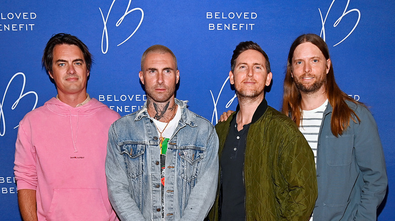 Maroon 5 at a charity benefit