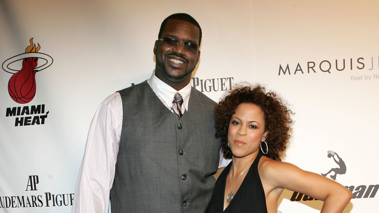 Shaquille and Shaunie O'Neal in 2005