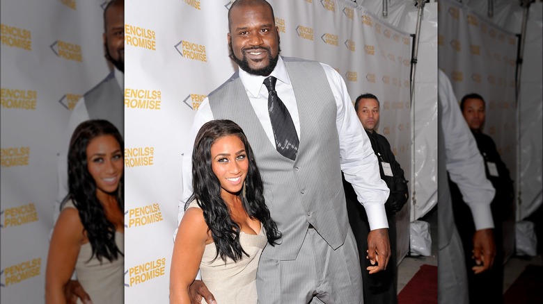 Nicole Hoopz Alexander and Shaquille O'Neal