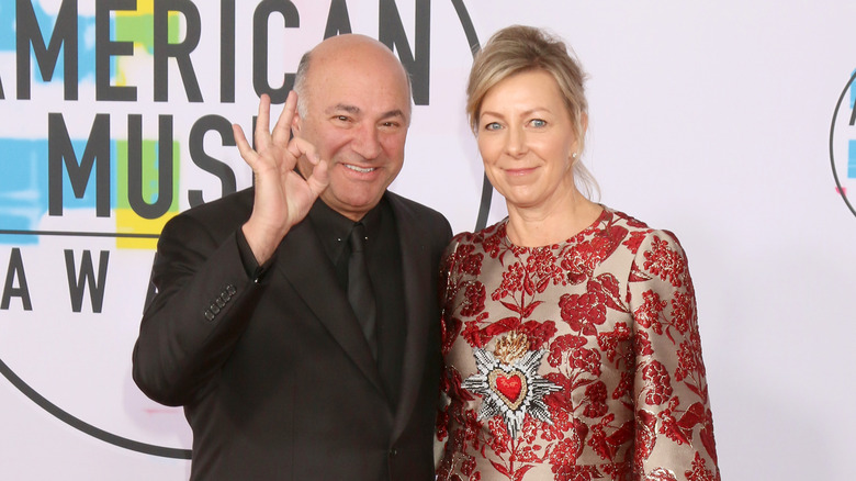 Kevin O'Leary with wife Linda