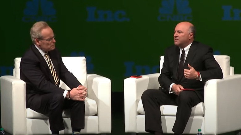 Kevin O'Leary being interviewed