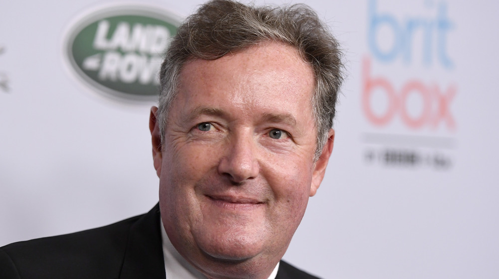 Piers Morgan smiling