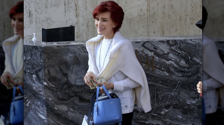 Sharon Osbourne shopping in Beverly Hills