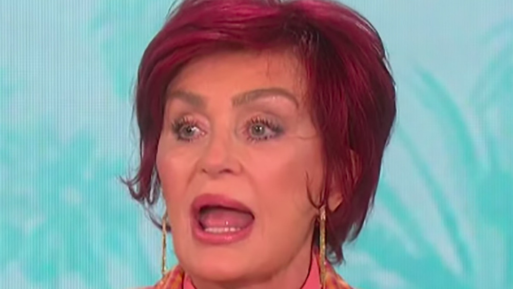 Sharon Osbourne gets upset on The Talk 