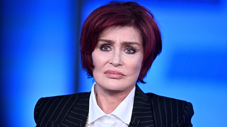 Sharon Osbourne pensive