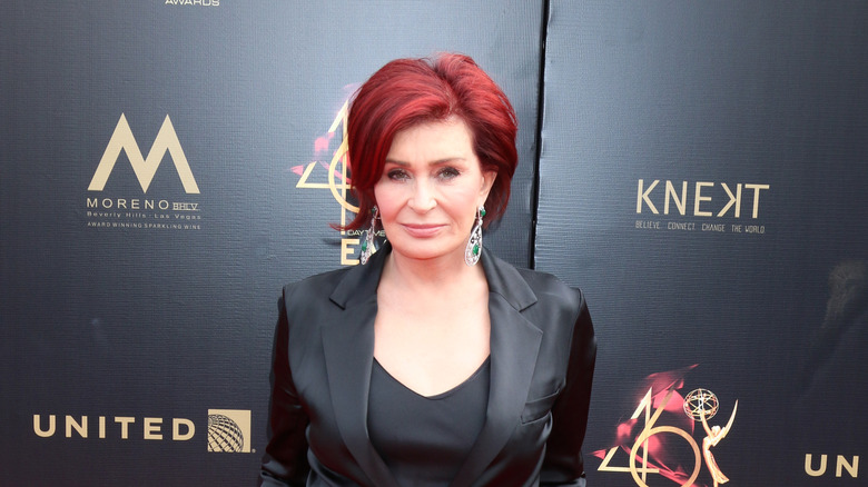 Sharon Osbourne posing