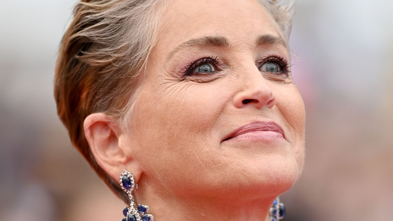 Sharon Stone smiling