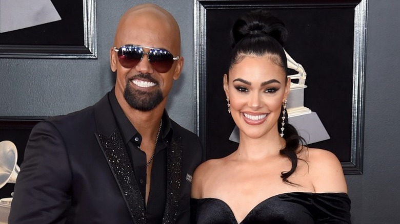 Shemar Moore and Annabelle Acosta at the Grammys