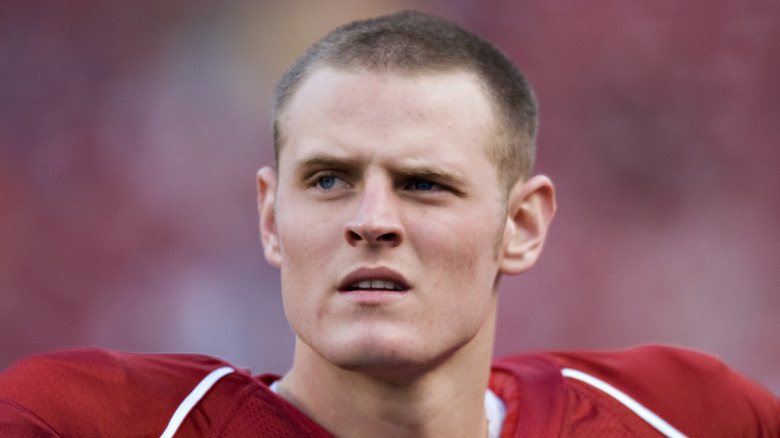 Ryan Mallett in football uniform 