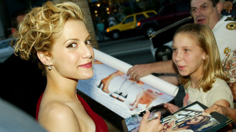 Brittany Murphy with fans