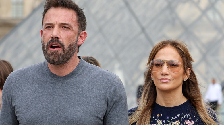 Ben Affleck and Jennifer Lopez walking