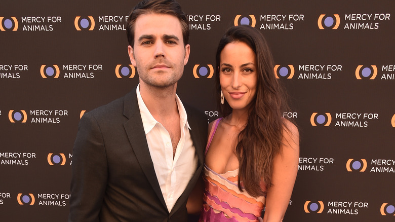 Ines de Ramon poses with ex-husband Paul Wesley