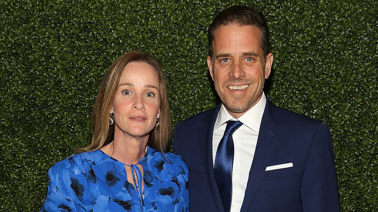 Hunter Biden and Kathleen Biden on a red carpet