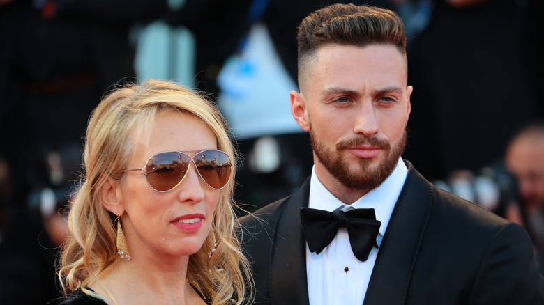 Sam and Aaron Taylor-Johnson formalwear