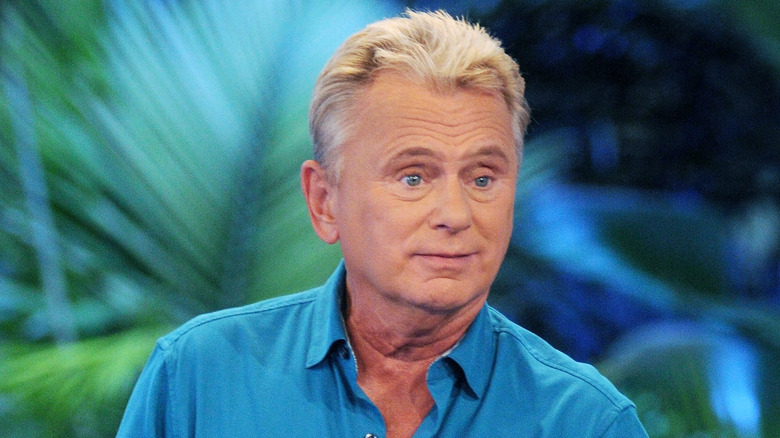 Pat Sajak with raised eyebrows