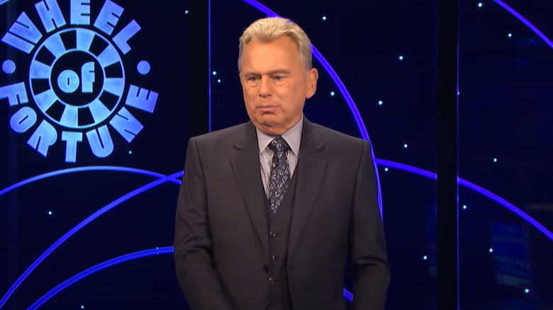 Pat Sajak looking annoyed