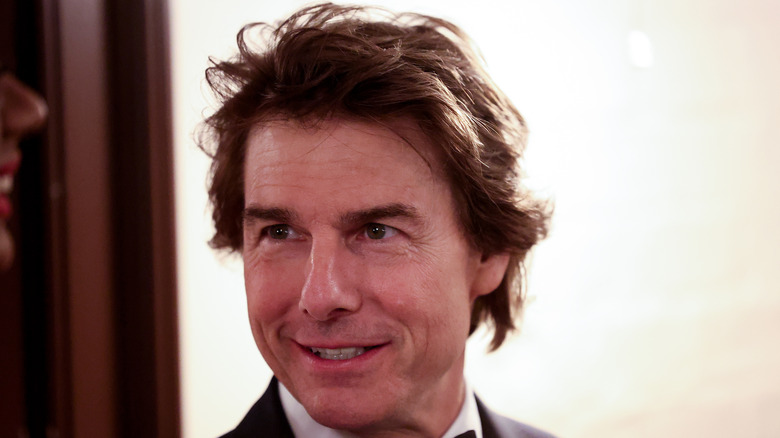 Tom Cruise smiling bow tie