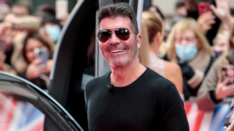 Simon Cowell smiling